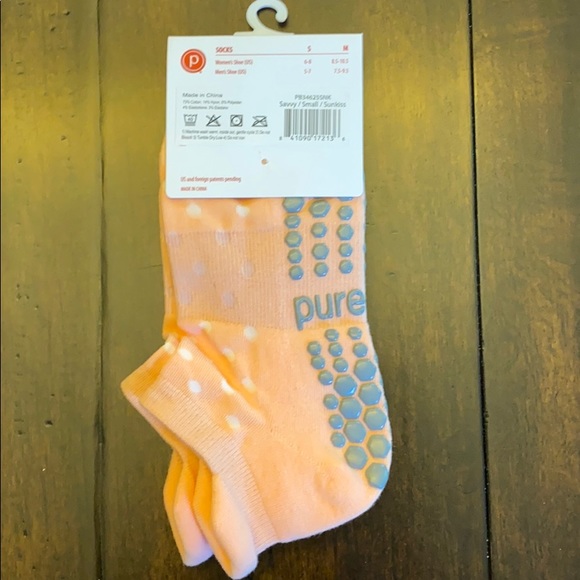 Pure Barre Sunkist Sticky Socks - Picture 3 of 3